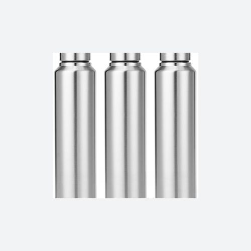 Stainless Steel Water Bottle, Set of 3, 1 L Each (Blitz)