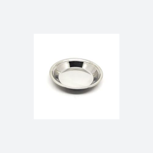 Stainless Steel Solid Parat for Dough Flour Kneading/Heavy Gauge Atta Parat for Daily Use Kitchen Needs (Medium)